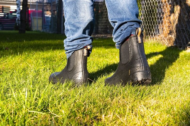 Kalosze męskie, czarne, Chuck, Lemigo