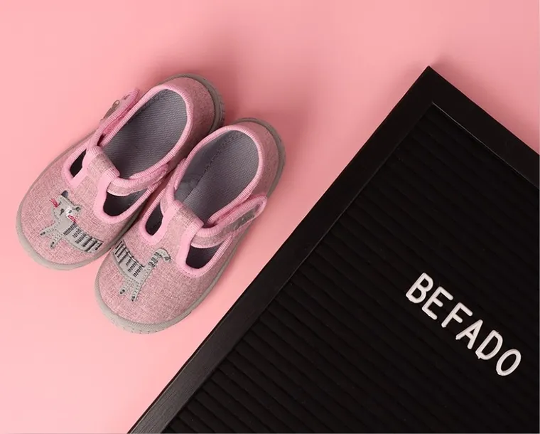 Kapcie dziewczęce, do nauki zakładania, różowe, Befado