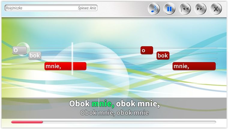 Karaoke girl z mikrofonem. Nowe piosenki. PC-DVD