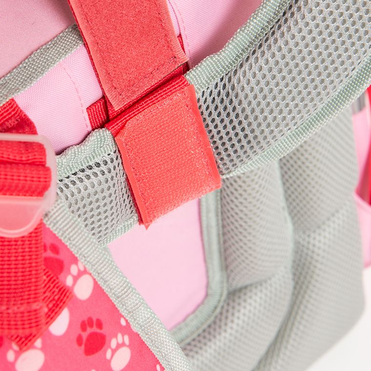 Kayokki, Buldog, tornister szkolny, plecak szkolny, różowy