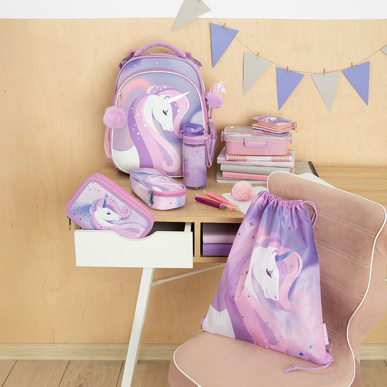 Kayokki, piórnik, owalny, Jednorożec fioletowy