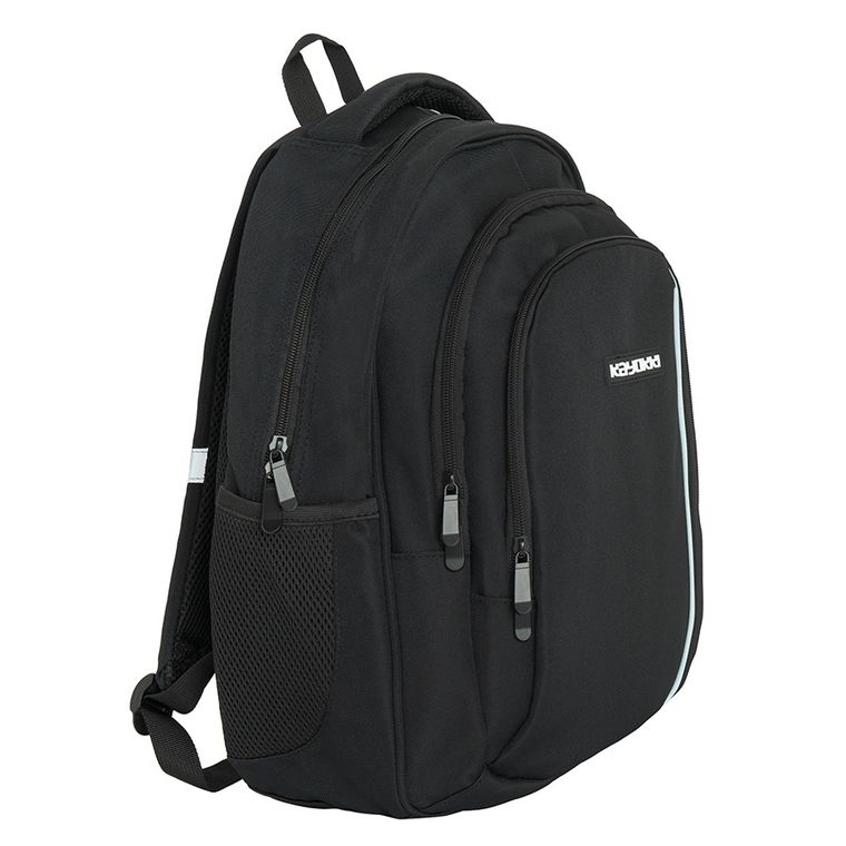 Kayokki, plecak szkolny, 2-komorowy, Basic, czarny