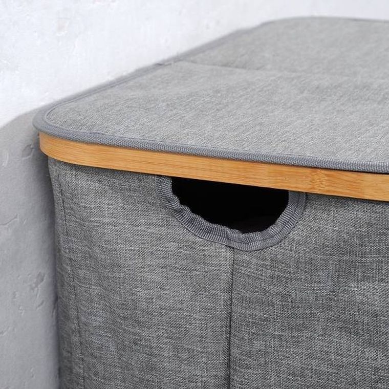 Kesper, kosz na pranie, dwukomorowy