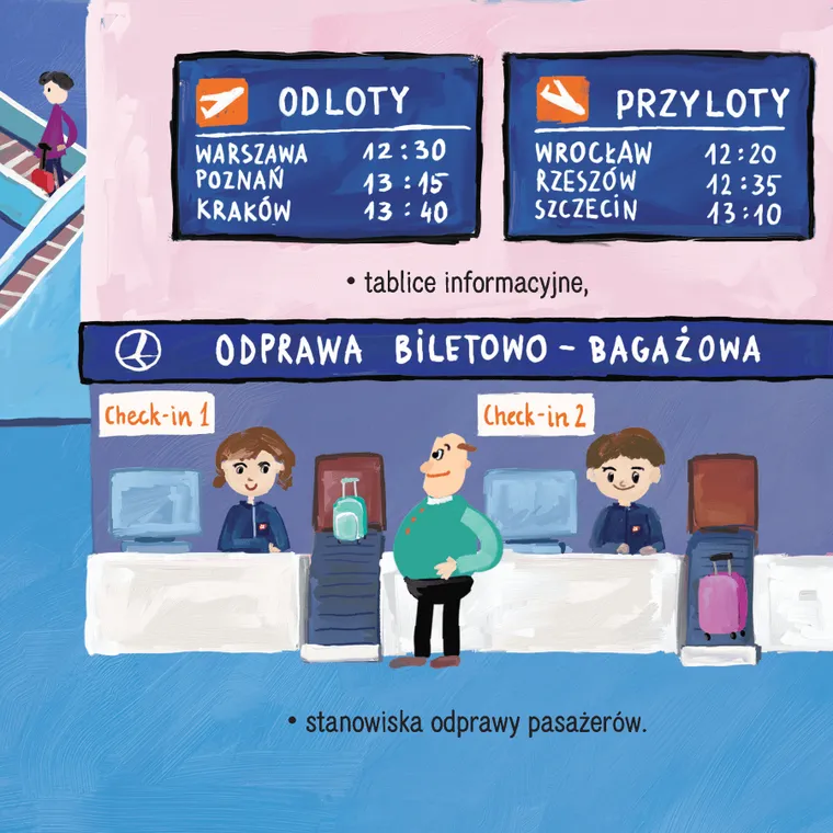 Kicia Kocia na lotnisku