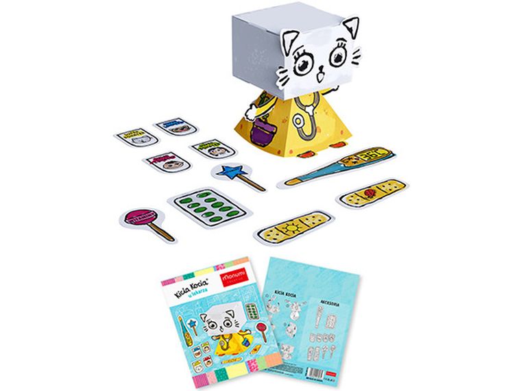 Kicia Kocia u lekarza. Kolorowanka 3D Creative Head