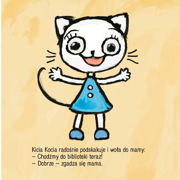 Kicia Kocia w bibliotece