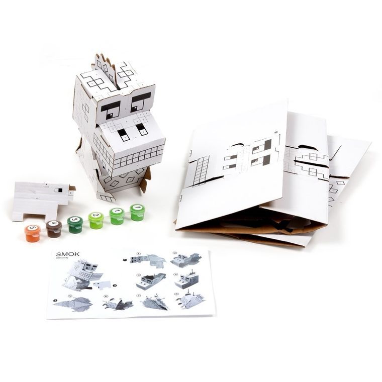 Kidea, figurka 3D, malowanie po numerach, game smok