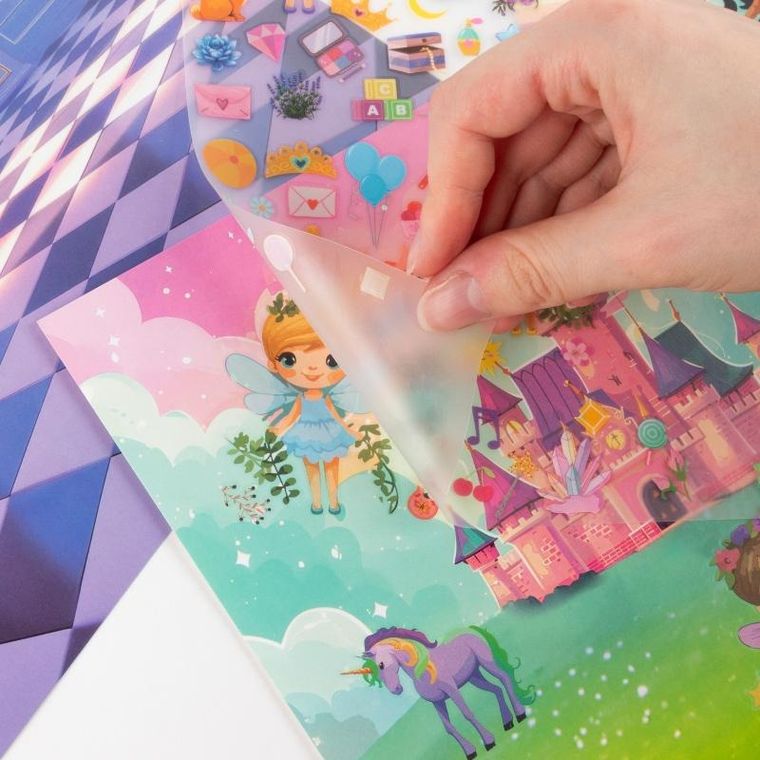 Kidea, kalkomania, zestaw kreatywny, wróżki