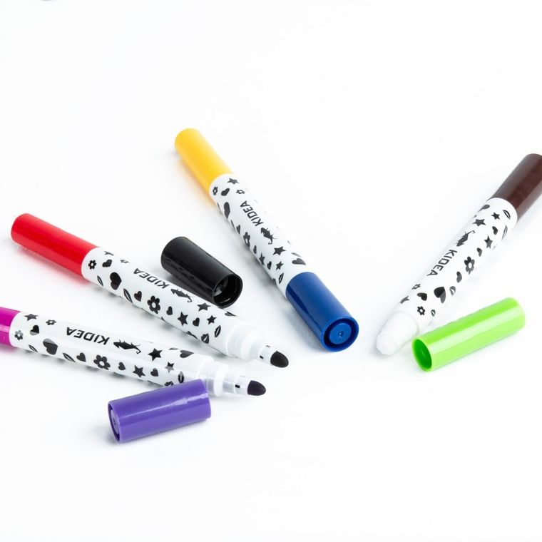 Kidea, magiczne flamastry ze stempelkami