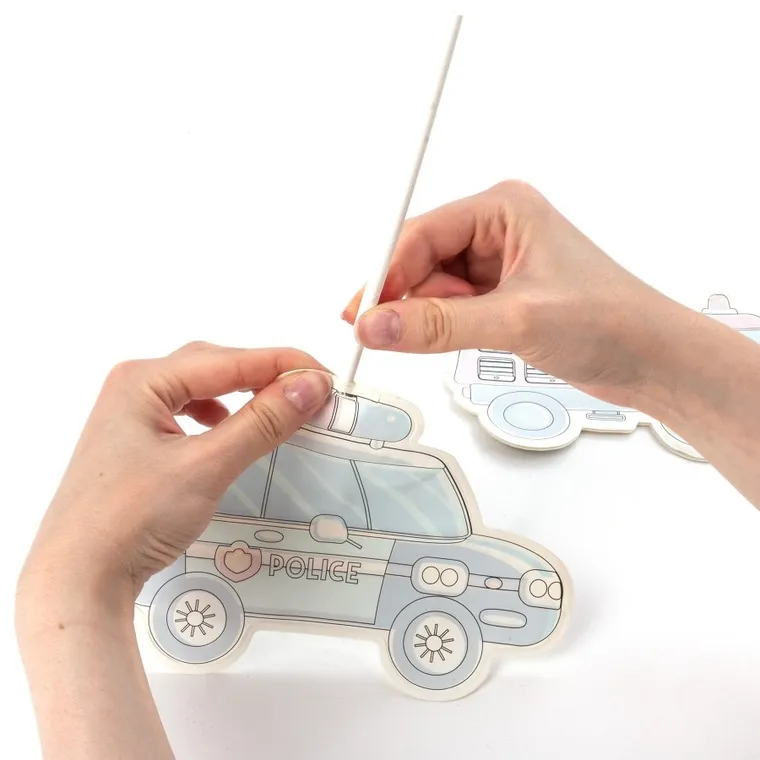 Kidea, Magiczne pojazdy 3D malowane wodą, zestaw kreatywny