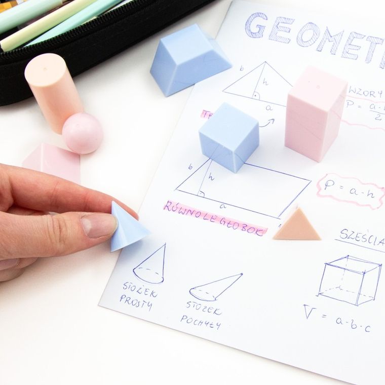 Kidea, modele 3D figur geometrycznych