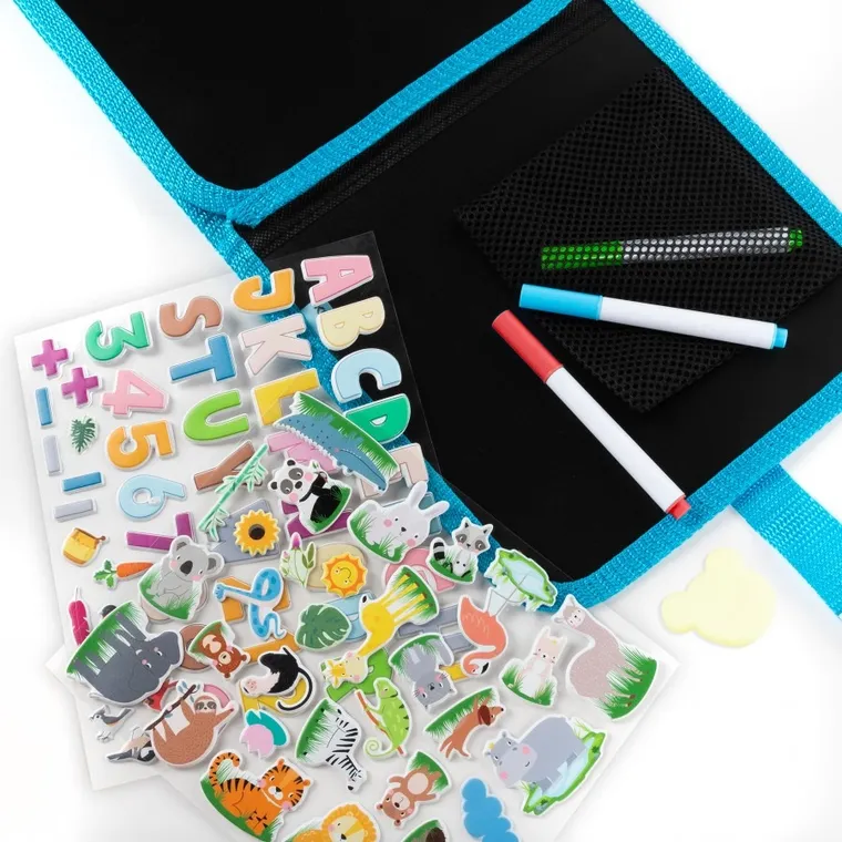 Kidea, podróżny zeszyt zabaw, zestaw kreatywny