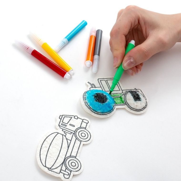 Kidea, Pojazdy, Magiczne karty aktywowane wodą, zestaw kreatywny