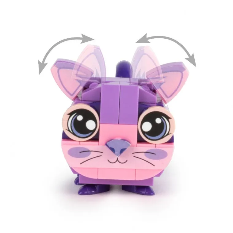 Kidea, Snapets, klocki, fioletowy kot, 84 elementy