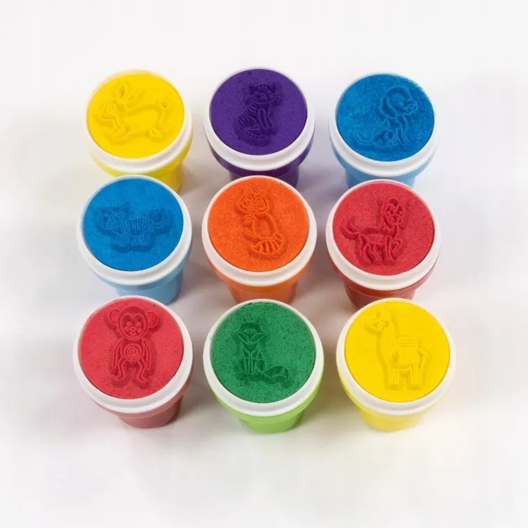 Kidea, stempelki ozdobne samotuszujące, 9 szt.