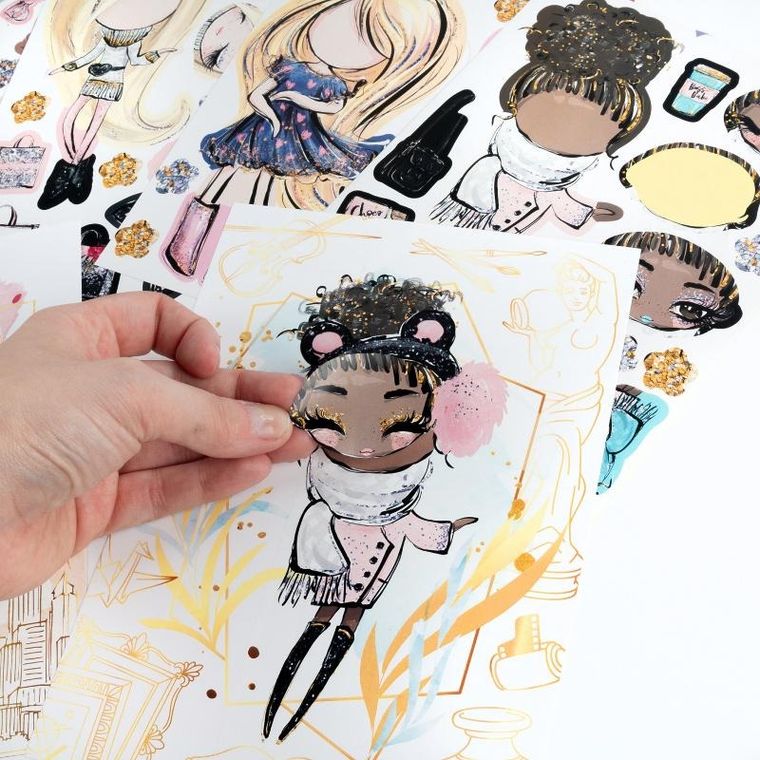 Kidea, stwórz własną księżniczkę, zestaw kreatywny