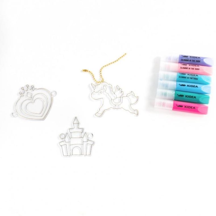 Kidea, Zawieszki magic świecące w ciemności, zestaw kreatywny