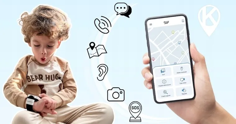 Kidiz Watch, Chat, smartwatch, różowy