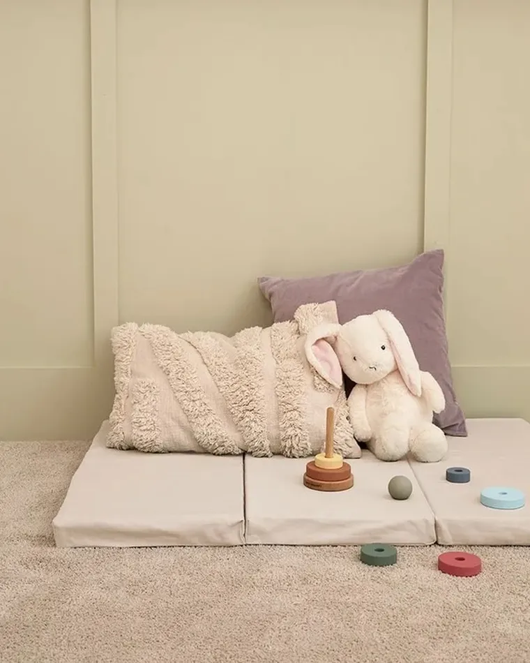 Kid's Concept, składana mata niemowlęca, biała, 105-75-5 cm