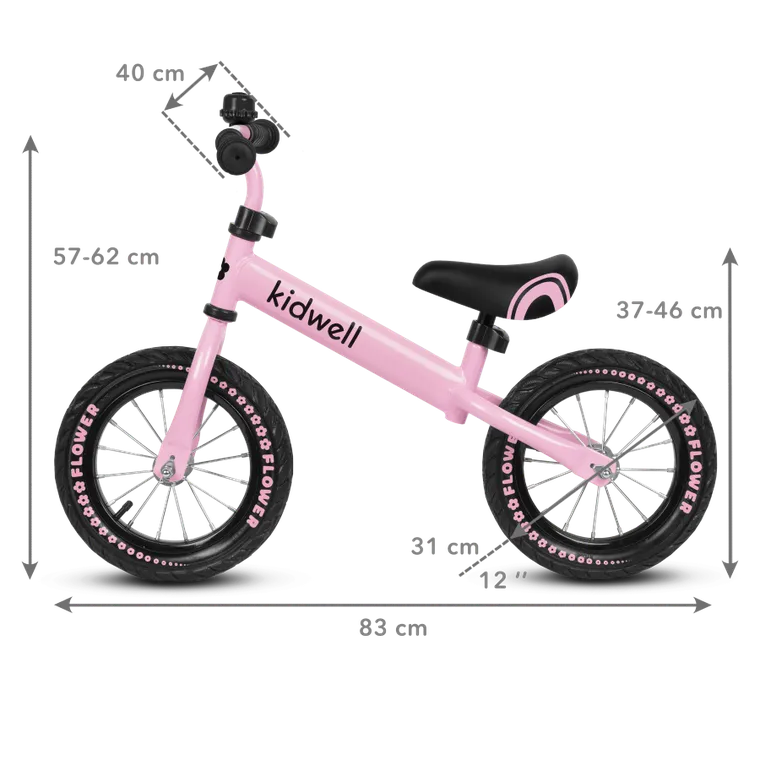 Kidwell, Cruzer, rowerek biegowy, flower