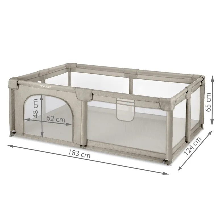 Kidwell, Fanko, kojec, beige, 120-180 cm