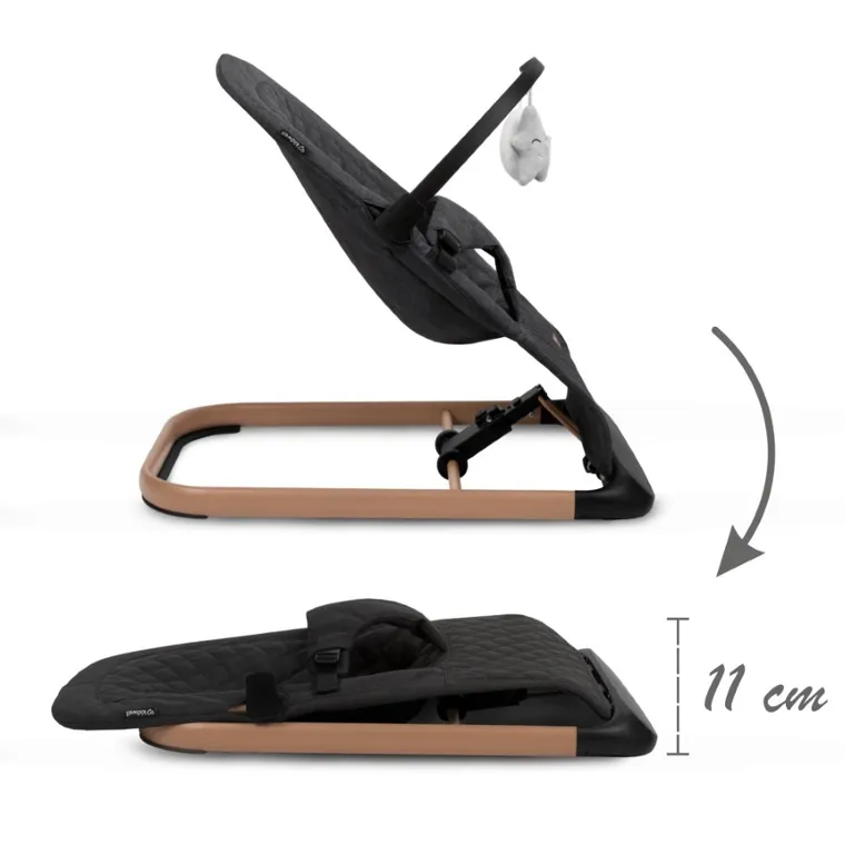 Kidwell, Laro, leżaczek bujaczek, Wooden Black