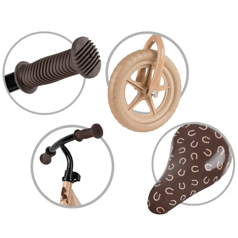 Kidwell, Rebel, rowerek biegowy, beżowy