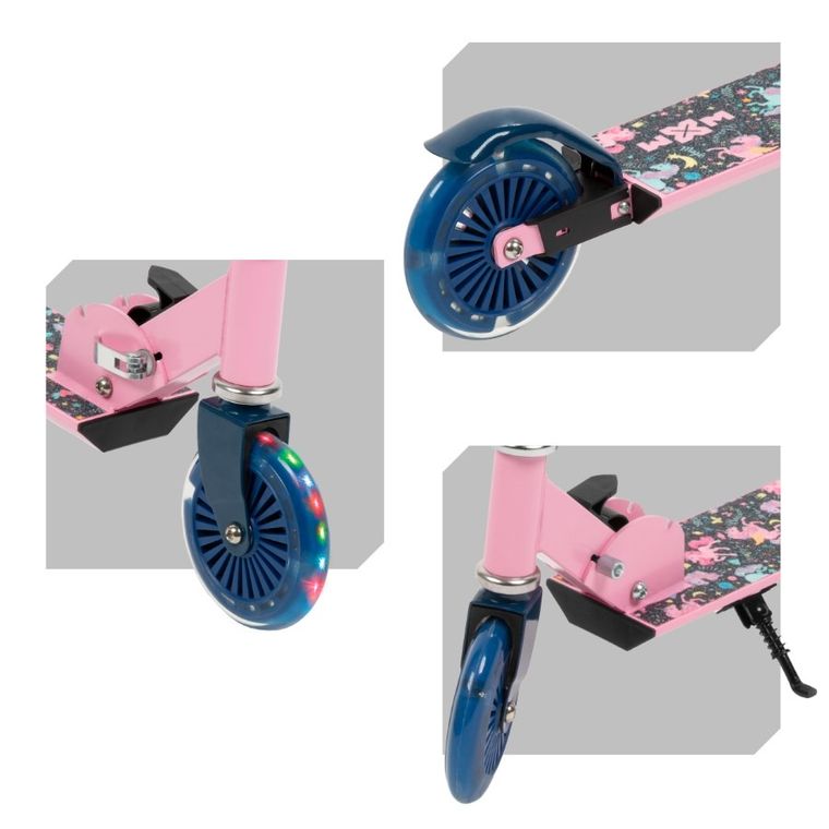 Kidwell, Skipo, hulajnoga, unicorn