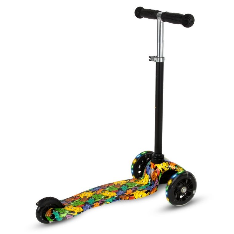 Kidwell, Uno, hulajnoga 3-kołowa LED, balansowa, kolorowa