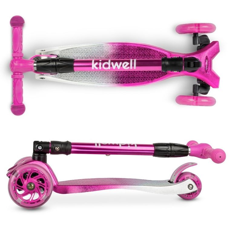 Kidwell, Vento, hulajnoga 3-kołowa, balansowa, różowa