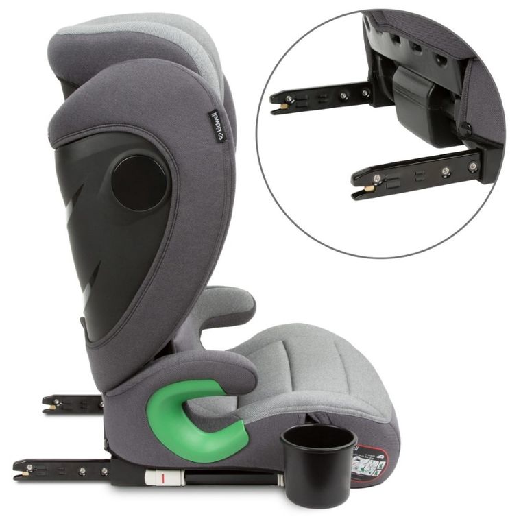 Kidwell, Weston, fotelik samochodowy, 2w1, dark gray, 15-36 kg