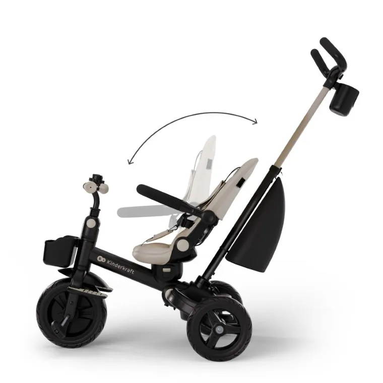 Kinderkraft, Aveo 2 Plus, rowerek trójkołowy 6w1, Beige