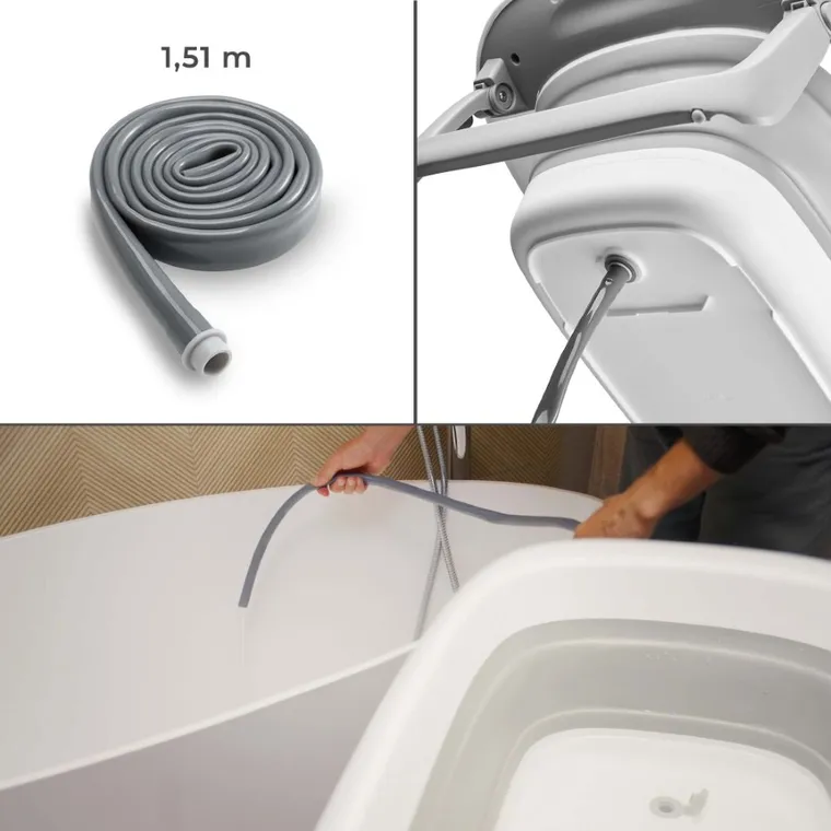 Kinderkraft, Bubbly, wanienka, grey