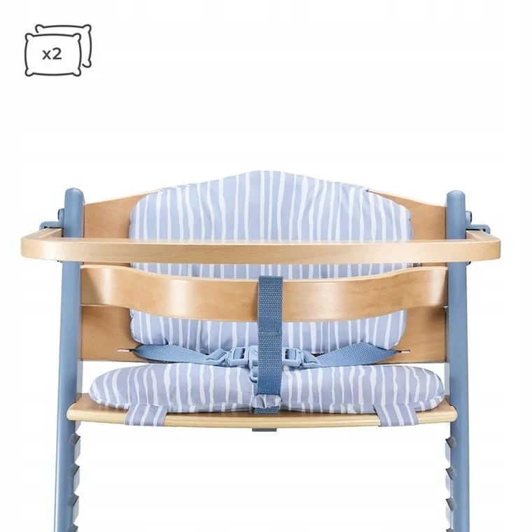 Kinderkraft, Enock, krzesełko do karmienia z poduszką, nordic breeze