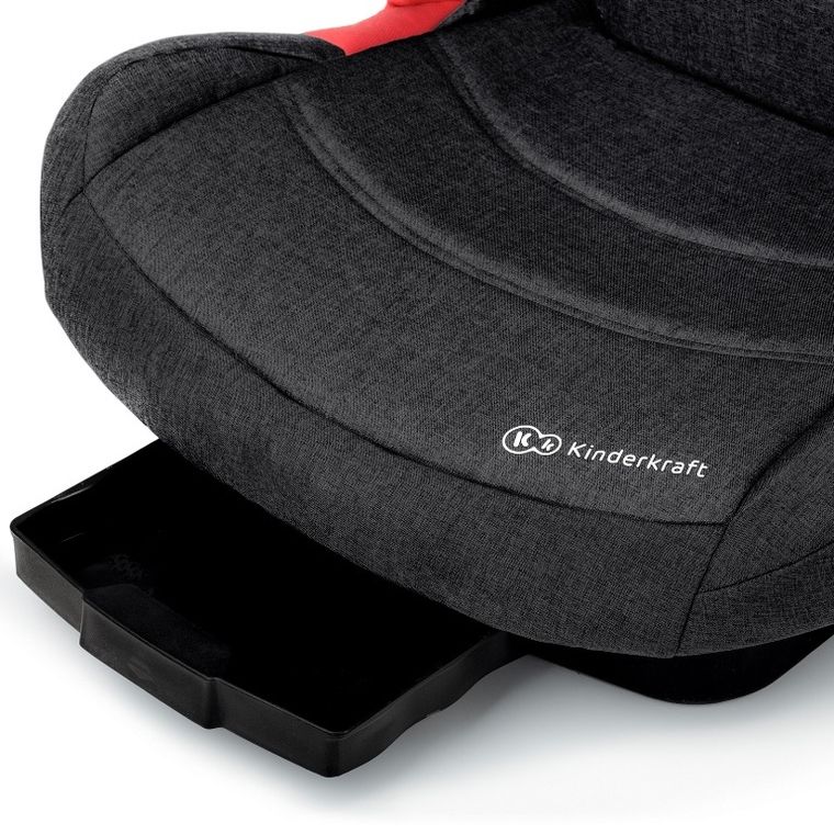 Kinderkraft, Expander, fotelik samochodowy, 15-36 kg, czarny