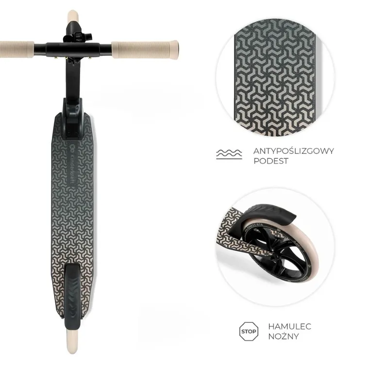 Kinderkraft, Freely, hulajnoga, Beige