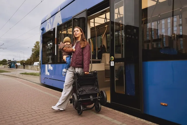 Kinderkraft, Grande 2, wózek spacerowy, sand beige