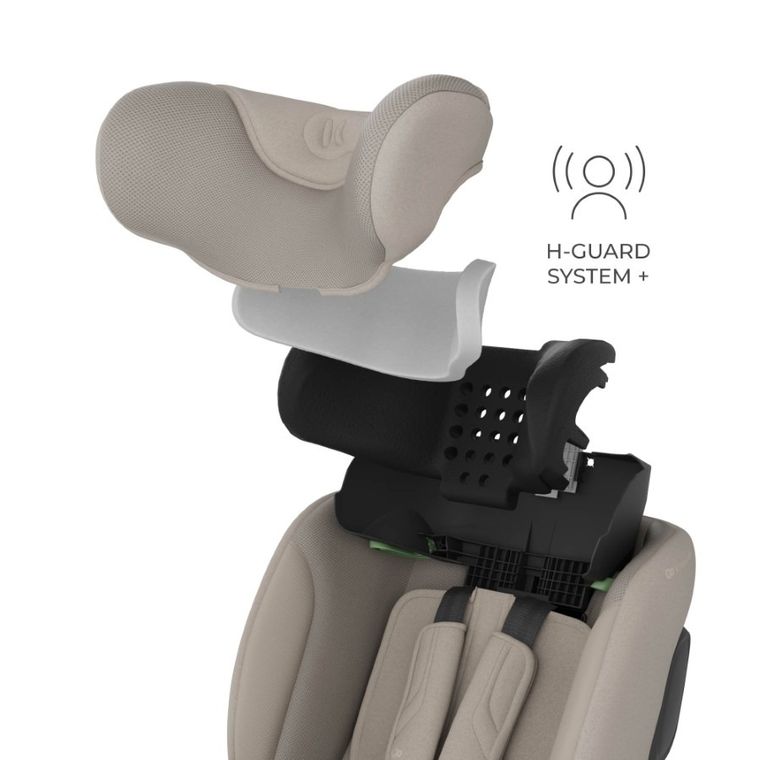 Kinderkraft, I-Fix, fotelik samochodowy, 61-150 cm, beige