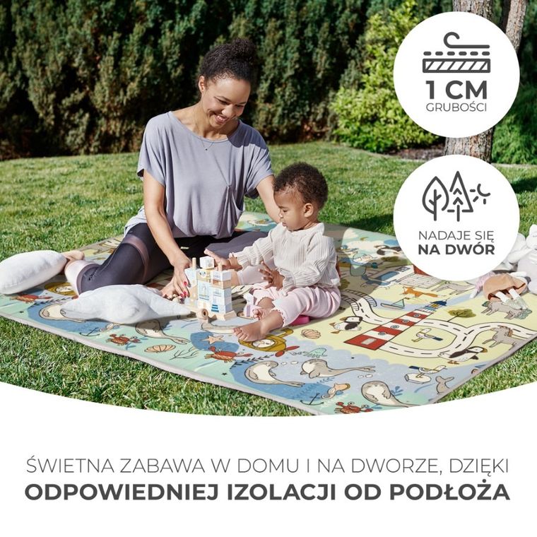 Kinderkraft, Matty 2, dwustronna mata piankowa