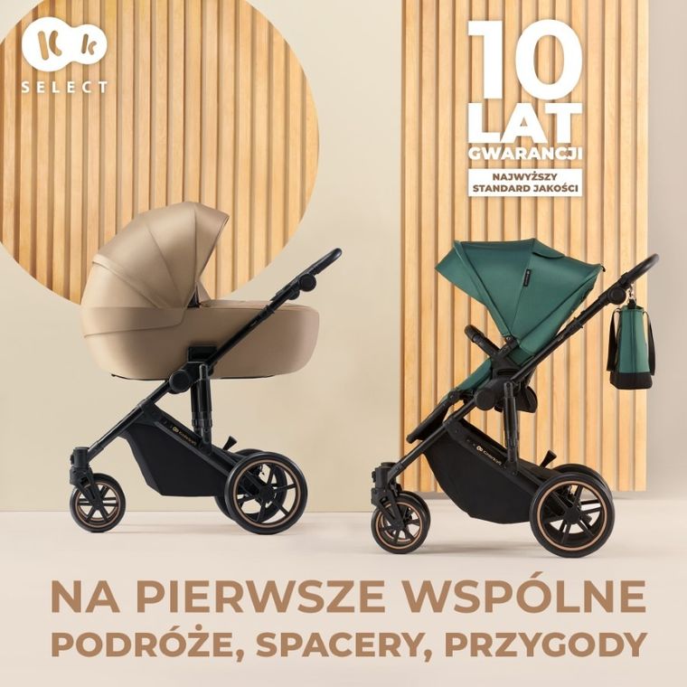 Kinderkraft, Prime 2, wózek wielofunkcyjny, 2w1, Shadow Grey