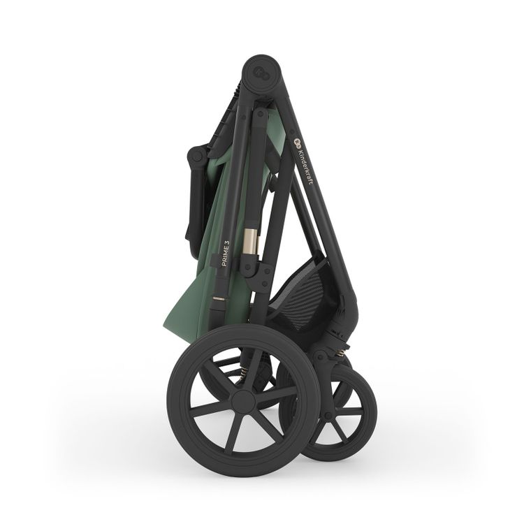 Kinderkraft, Prime 3, wózek wielofunkcyjny, 2w1, dark green