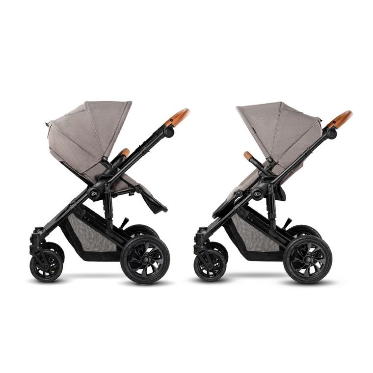 Kinderkraft, Prime, wózek wielofunkcyjny 3w1, Beige