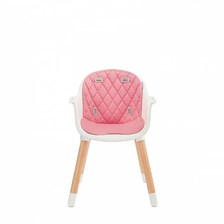 Kinderkraft, Sienna, krzesełko do karmienia 2w1, różowe