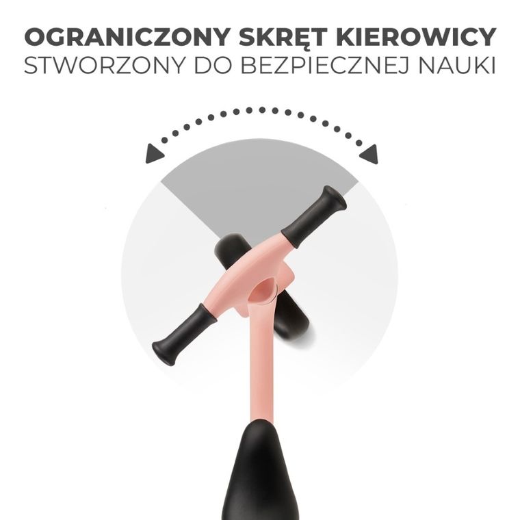 Kinderkraft, Tove, rowerek biegowy, Rose Pink