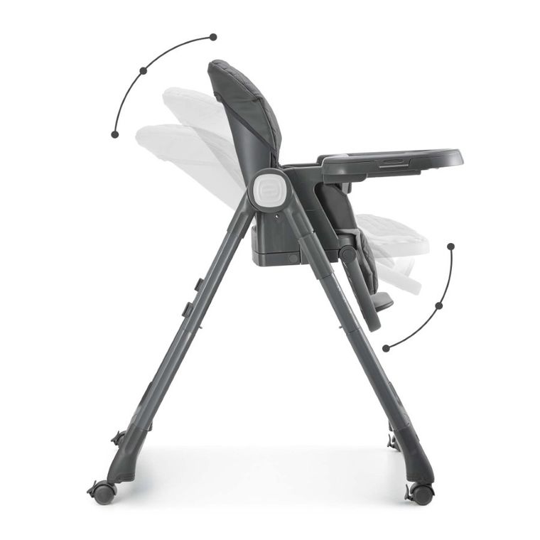 Kinderkraft, Tulo, krzesełko do karmienia, grey