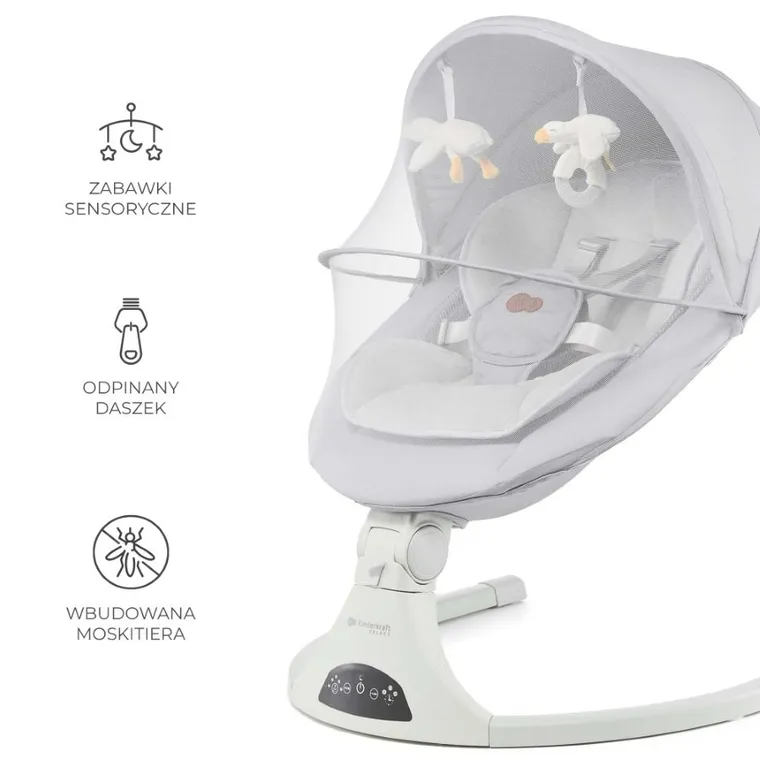 Kinderkraft, Tulsy, bujaczek elektryczny, grey