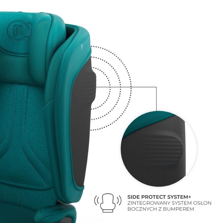 Kinderkraft, Unity 2, i-Size, fotelik samochodowy, Green, 100-150 cm