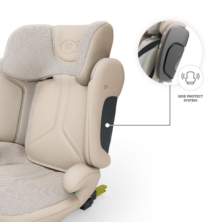 Kinderkraft, XPAND 2 PRO, i-Size, fotelik samochodowy, beige, 100-150 cm