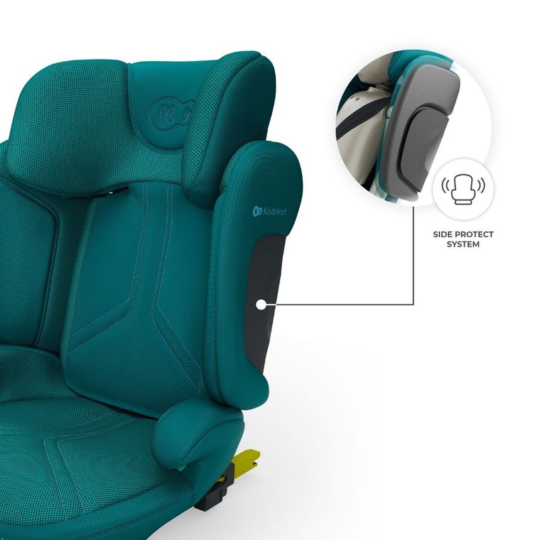 Kinderkraft, XPAND 2 PRO, i-Size, fotelik samochodowy, green, 100-150 cm