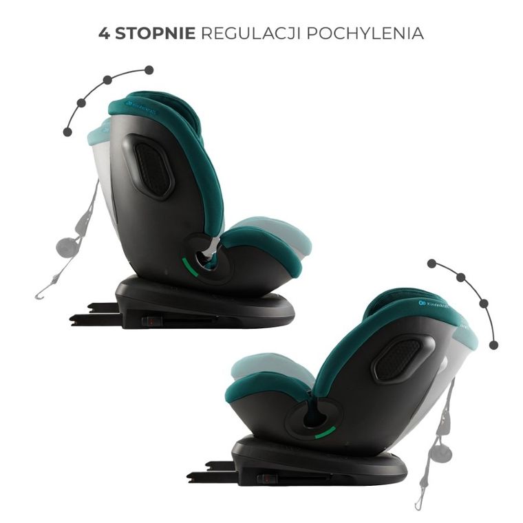 Kinderkraft, Xpedition 3, I-Size, fotelik samochodowy, Green, 40-150 cm